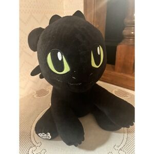 Dreamworks How to Train Your Dragon Build A Bear‎ Toothless 14" with Wings Plush